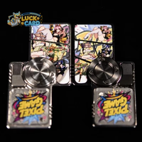 YJ PGEDC Multi Playability Fidget Spinner Mechanical Push Card Ratchet Slider Metal Button Stress Relief Fingertip Gyro DIY Toy.