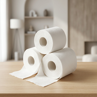 Papier toilette rouleaux jumbo avec fibre de tissu de qualité pour les détaillants importateurs et l'approvisionnement en superm