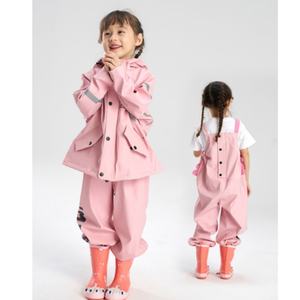 Combinaison de pluie pour enfants, combinaison de pluie pour garçons et filles, combinaison de pluie tout-en-un imperméable, salopette légère pour tout-petits, imperméable de pluie à motif de dessin animé - Product Image 5