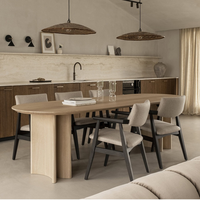 Table à manger rectangulaire moderne en bois massif pour petit espace domestique, table de salle à manger en bois pour salon