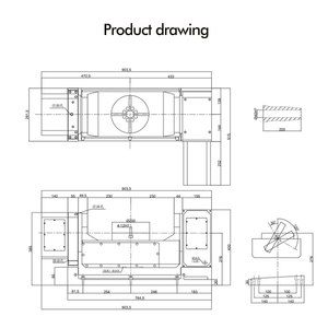 Mesa Rotatoria de Alta Precisión y Eficiencia para Fresadora de 5 Ejes, Construcción en Acero, Función Automática, Motor/Engranaje - Product Image 3
