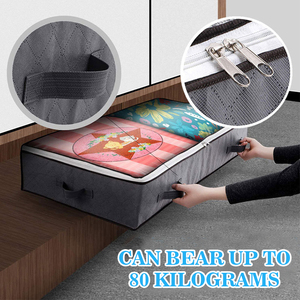 Sac de rangement pliable pour couverture en tissu sous le lit Conteneurs de stockage avec fenêtre en PVC pour l'organisation - Product Image 6