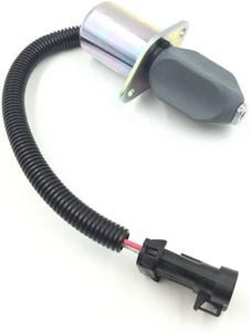 โซลินอยด์วาล์ว Jision 12V Flameout สำหรับรถขุดรุ่น Mountain S150/S160 หมายเลขอะไหล่เครื่องยนต์ 6681513 6667993 669056 - Product Image 2