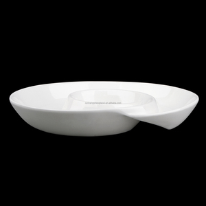 <strong>Creative</strong> Ceramic Restaurant Dinnerware-Patterned Plant Design <strong>Serving</strong> Trays for Sushi Salad Seafood Sauce Bowl Side <strong>Plate</strong> - Product Image 3
