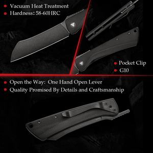 In stile giapponese moderno <span class=keywords><strong>Higonokami</strong></span> 14C28N coltelli da tasca Clip coltello pieghevole con manico G10 - Product Image 4