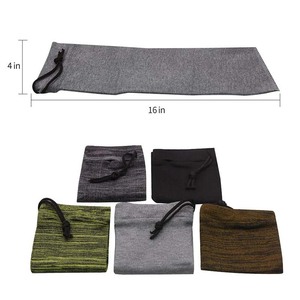 Chaussettes de fusil en silicone orange réversibles de haute qualité, très vendues, pour la <span class=keywords><strong>chasse</strong></span> en plein air, en polyester tricoté personnalisé, traitées, 54 pouces, 140 cm - Product Image 5