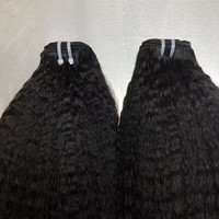 14A RXHAIR Cheveux vierges en gros, lisses et crépus, cheveux humains originaux de haute qualité, mèches doublement tirées, douces, soyeuses et brillantes