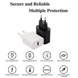 18W ที่ชาร์จไฟ USB อะแดปเตอร์ USB พร้อม QC3.0ปลั๊ก EU สำหรับ <span class=keywords><strong>iPhone</strong></span> ที่ชาร์จอย่างรวดเร็ว - Product Image 3