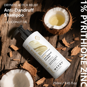 Shampooing antipelliculaire rafraîchissant de marque privée 1% pyrithione zinc huile de coco infusée pour hydrater la sécheresse et soulager les <span class=keywords><strong>démangeaisons</strong></span> - Product Image 1