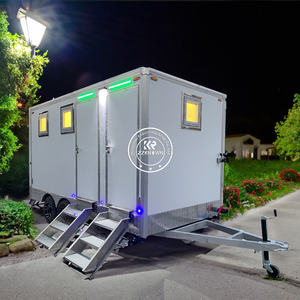 Ducha Portátil de Lujo para Acampar al Aire Libre 2025, Combinación de Baño de Plástico, Inodoro Móvil, Contenedor de Baño, Remolque con Baño - Product Image 4