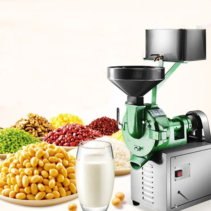 Endüstriyel Tofu badem soya soya süt makinesi yapma taşlama makinesi makineleri