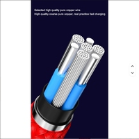 Kabel Data PD 3A/5A USB Tipe C, kabel pengisian daya Cepat 60W kawat nilon tembaga murni untuk ponsel, Printer komputer, IOS