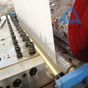 Máquina de fabricación de láminas de plástico de PVC con revestimiento UV Línea de producción de tableros de pared de mármol artificial de PVC - Product Image 3