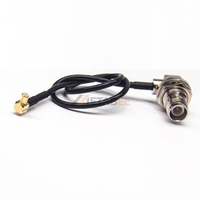 Câble d'assemblage RP-TNC femelle à angle droit vers MCX mâle, câble RG174, adaptateur coaxial RF 50 ohms, pigtail