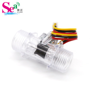Capteur de débit d'eau à effet Hall à 4 points pour purificateurs et machines à café, débitmètre de liquide G1/2 par le fabricant - Product Image 2