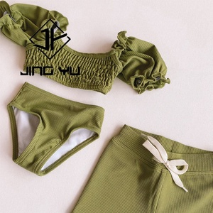 Traje de Baño para Niños al por Mayor de Fábrica, Traje de Baño con Estampado Playero, Traje de Baño de Nailon Sostenible Personalizado para Niños - Product Image 4