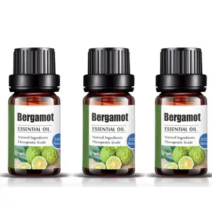 Bergamotte ätherisches Öl Aroma therapie Großhandel Massage öle Für Spa Massage Produkt und Körper öl Anpassen Logo Private Label