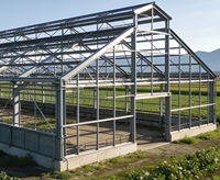 Ensemble complet de hangars pour bétail galvanisés, styles personnalisables variés, haute qualité à bas prix pour les fermes de bovins, porcs et moutons