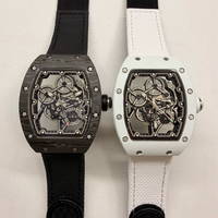 Jam Tangan Mekanik Pria Seri 5501 Terbaru yang Stylish dengan Mesin Skeleton dan Casing Keramik Serat Karbon Tersedia dalam Berbagai Warna