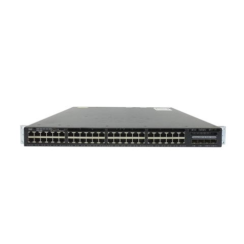 Original 3650 Series Switch C1-WS3650-48PD-K9 - 48 Port PoE+ Managed Switch with Power Stack and Enhanced Security Features