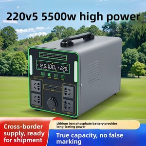 Station d'alimentation portable extérieure 220V 10 <span class=keywords><strong>kWh</strong></span> Batterie lithium-ion ultra-haute capacité Urgences domestiques Stockage d'énergie en déplacement - Product Image 5