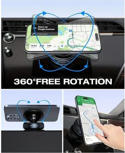 ที่ยึดโทรศัพท์แบบแม่เหล็กดูดสูญญากาศ 360 องศา แข็งแรงพิเศษ รีวิวดีที่สุด ใช้ได้กับรถยนต์และโต๊ะทำงาน สำหรับ 16 Pro Max - Product Image 5