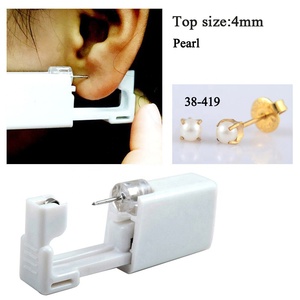 Wholesale Sterile 316L Surgical Steel Catch Zircon <strong>Ear</strong> Stud Disposable <strong>Ear</strong> <strong>Piercing</strong> Unit Safe Easy to Use <strong>Piercing</strong> <strong>Gun</strong> <strong>Kit</strong> - Product Image 4