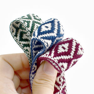 พบ <span class=keywords><strong>RD825</strong></span> 25มมกระเป๋าเสื้อผ้าโพลีเอสเตอร์สไตล์ Ethno 45เมตรต่อม้วนผ้าแจ็คการ์ดแบบหนา - Product Image 3