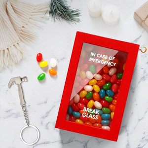 Cá nhân khẩn cấp búa phá vỡ trường hợp bàn trang trí hộp lưu trữ cổ điển khắc gỗ prank gag quà tặng cho bạn bè hoặc gia đình - Product Image 5