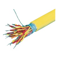 Cable de extensión para termopar, Cable de compensación para termopar, 12 pares, Color verde, código IEC