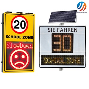 Señales de Advertencia LED de Velocidad Personalizadas en Varios Idiomas, Señales de Tráfico con Radar, Señal de Velocidad Sonriente para Seguridad Vial - Product Image 3