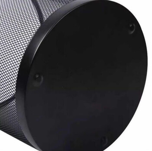 Anti-Rust Round Open Top Metal Mesh 12L Trash Can with Eco-Friendly Design for Kitchen Bathroom Indoor/Outdoor Use - Product Image 2