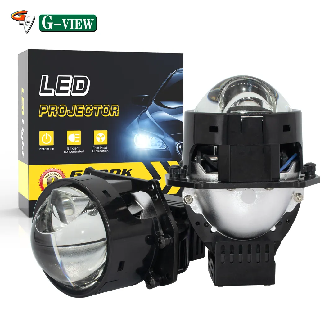 Gview g17 130w rd/lhd 12v 10000lm 6000k ip68 ערפל רכב אור כחול