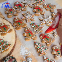 Galletas Navideñas a Precio Competitivo, Galletas Personalizadas, Saladas y Dulces, Crujientes, con Empaque en Caja