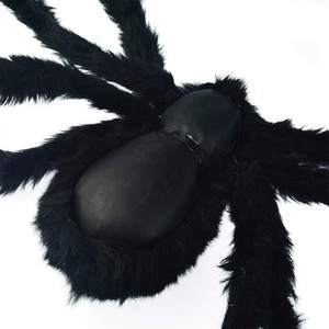 Cadılar bayramı partisi gerçekçi büyük renkli örümcek tüylü korkunç kürklü dev örümcek süslemeleri kapalı açık - Product Image 6