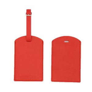 Etiqueta de equipaje de cuero PU tipo ventana, muy vendida, para viajes - Product Image 1