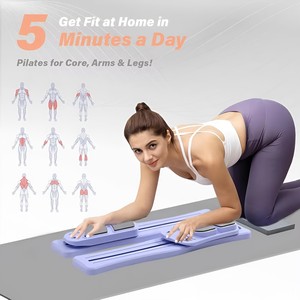 Tabla de Yoga y Pilates con Rodillos Premium, Tabla de Pilates para Ejercicio, Tipo Dividido, Tabla Saludable para Abdominales, para el Hogar - Product Image 4