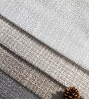 Tissu d'ameublement Chenxin 100% polyester, aspect lin, chenille unie, poids moyen, pour canapés, anti-bouloches, idéal pour les jouets et les vêtements pour filles