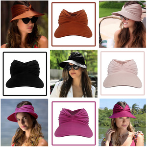 Big Head Spring <b>Summer</b> Nylon Plain Empty Top <b>Hat</b> for <b>Women</b> High Elastic Outdoor Sports Travel Daily Beach Sun <b>Hat</b> - Product Image 6