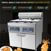 Friteuse électrique verticale à commande informatique pour usage commercial dans les restaurants, bars et fast-foods