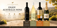 Vin rouge sec australien Cabernet Sauvignon importé d'Australie, vin rouge en gros, OEM, ODM, étiquette personnalisée, vin rouge