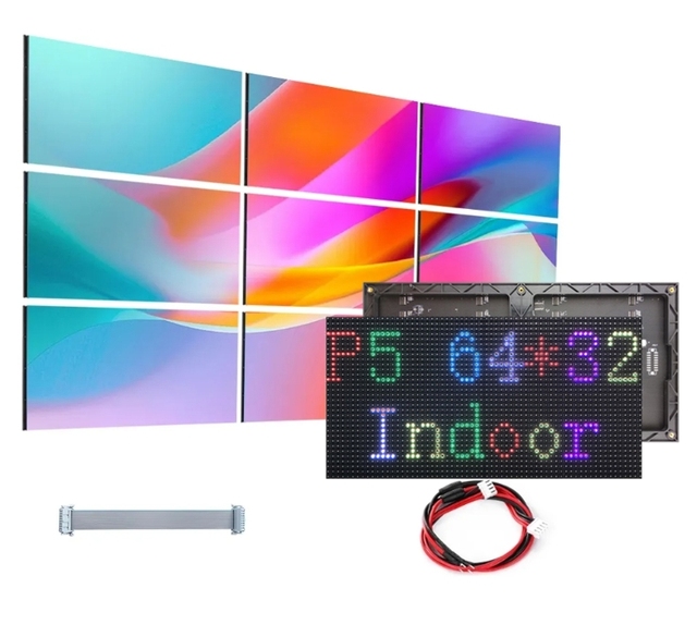 RGX P5 Indoor LED Display Module Customized 320*160mm Splicing Led Screen Wifi 4G Control Programmer Module
