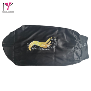 By Renee <b>Bonnet</b> Long Satin <b>Bonnet</b> With Band And Snap Buckle For Adults Black Casual Headwear - Product Image 6