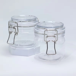 Pot en plastique scellé 220 ml, flacon de crème, emballage cosmétique, pot avec boucle en fer, flacon de soin de la peau, vente en gros - Product Image 2