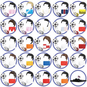 G0153 G0182 G0183 Messi Neymar Mbappé Haaland Jouet de construction pour enfants, figurines de collection de joueurs de football, cadeau - Product Image 1
