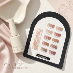 BelloGel Venta al por Mayor Gan Lusi Set de 10 Colores de Esmalte de Gel Transparente en Tonos Cálidos 15ml Gel de <span class=keywords><strong>Uñas</strong></span> Translúcido Color <span class=keywords><strong>Rosa</strong></span> Melocotón - Product Image 6