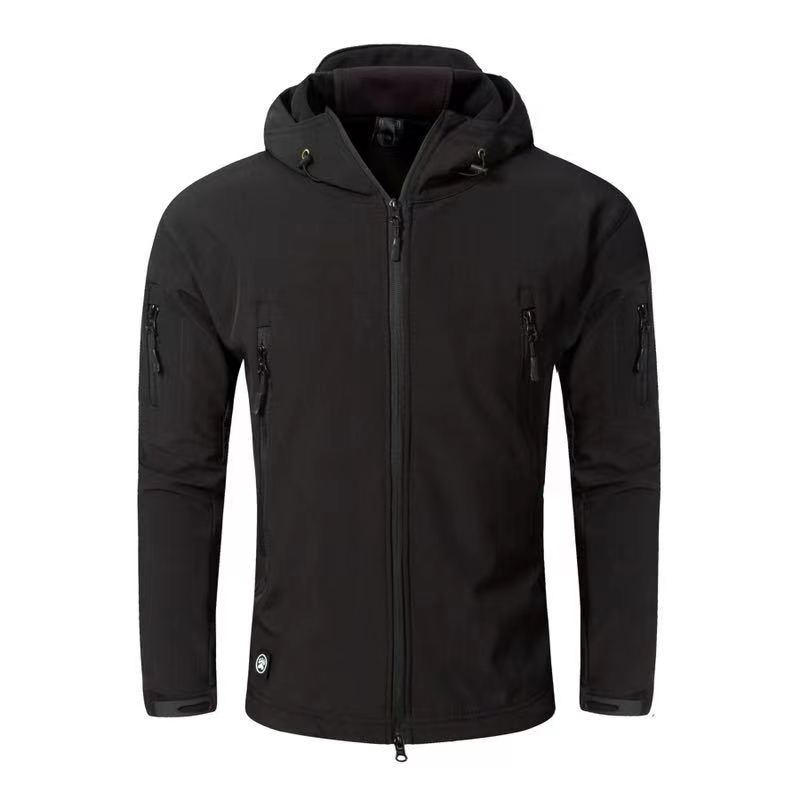 Softshell mimetico nero