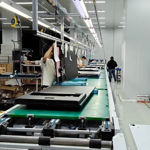 Tầng thường vụ đầy đủ màu sắc kỹ thuật số biển trong nhà màn hình cảm ứng LCD Bảng điều chỉnh quảng cáo với hình ảnh động hiển thị thương mại - Product Image 5