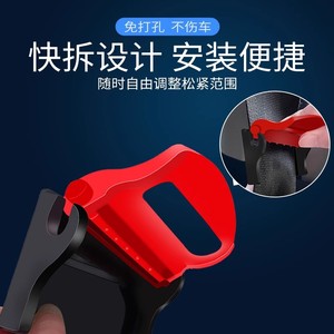 Clip ajustador de cinturón de seguridad para embarazadas, regulador de seguridad de plástico para uso en automóvil - Product Image 2