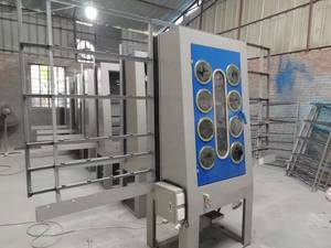 เครื่องพ่นทรายกระจกแบบแมนนวล รุ่นใหม่ Eworld ใช้ไฟ 220V กำลัง 4kw สำหรับการแปรรูปแผ่นกระจก (ความหนา 3-18 มม.) - Product Image 5